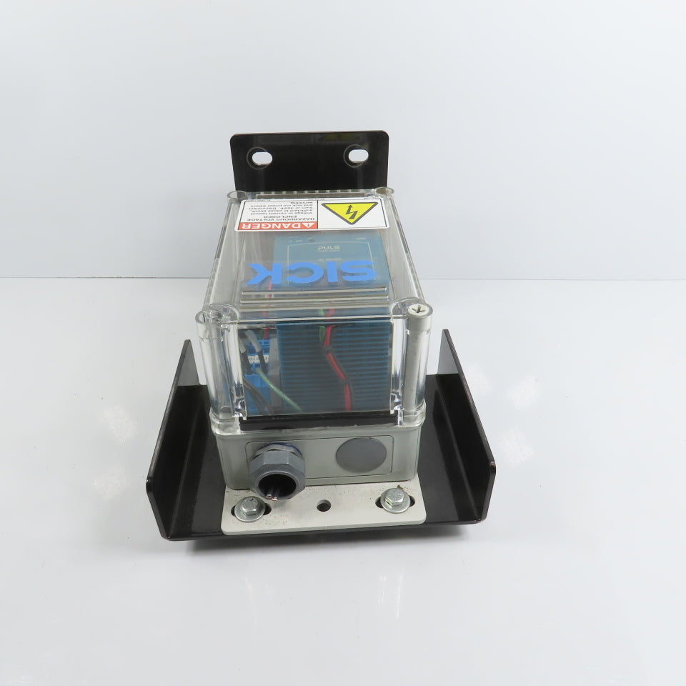 Sick PS90W-480VAC-24V-ENC-S02 1047584 4 Amp 24-28VDC Power Supply W/ Mount