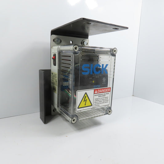 Sick PS95W-24V-ENC 7029740 4 Amp 24VDC Power Supply Enclosure W/ Mount