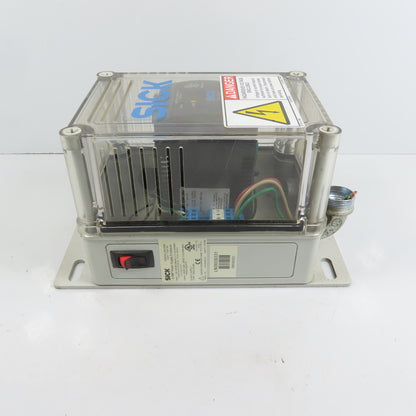 Sick PS95W-24V-ENC 7029740 4 Amp 24VDC Power Supply Enclosure W/ Mount