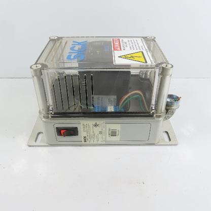 Sick PS95W-24V-ENC 7029740 4 Amp 24VDC Power Supply Enclosure W/ Mount