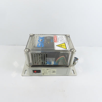 Sick PS95W-24V-ENC 7029740 4 Amp 24VDC Power Supply Enclosure W/ Mount