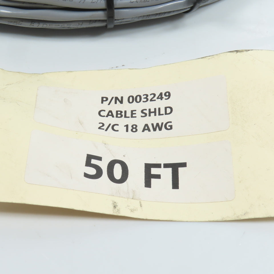 Prysmian C2534A 18AWH 2-Conductor 18/2 Shielded Cable 50' Long