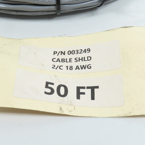 Prysmian C2534A 18AWH 2-Conductor 18/2 Shielded Cable 50' Long