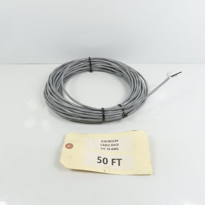Prysmian C2534A 18AWH 2-Conductor 18/2 Shielded Cable 50' Long