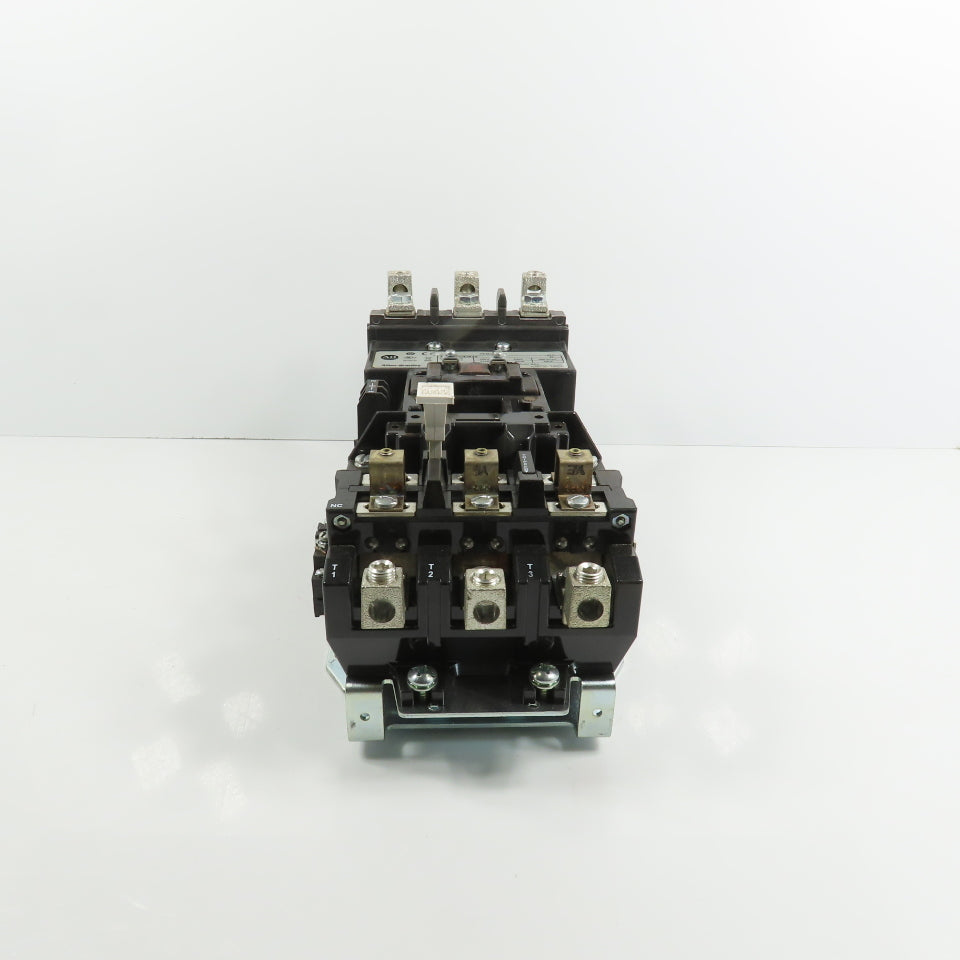 Allen Bradley 500F-DOD930 Size 3 Contactor 50HP 120V Coil W/ 592-EUTD Overload