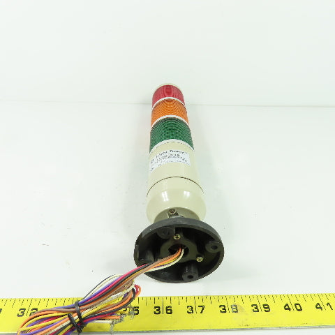 General Electric LRF56C3HLB 3 Section Light Tower Red Amber Green 24VAC 60Hz