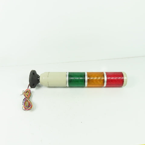 General Electric LRF56C3HLB 3 Section Light Tower Red Amber Green 24VAC 60Hz