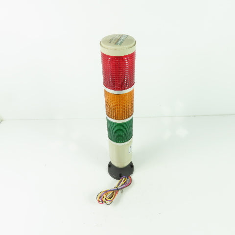 General Electric LRF56C3HLB 3 Section Light Tower Red Amber Green 24VAC 60Hz