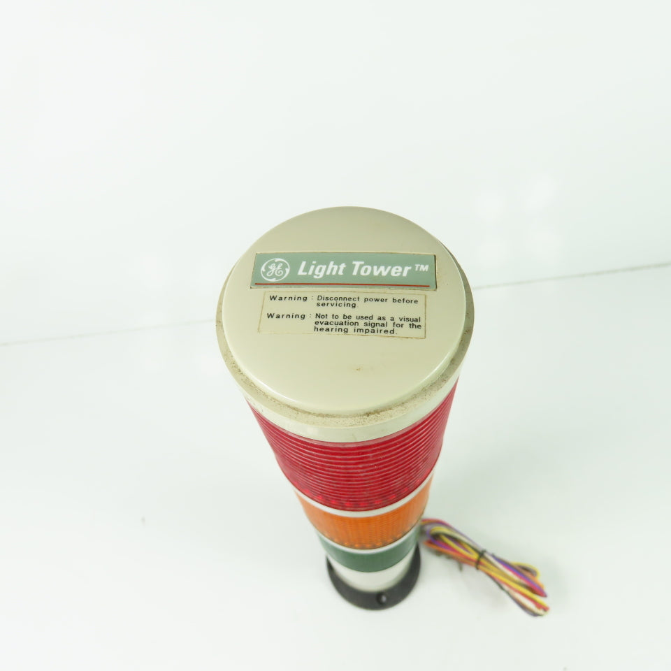 General Electric LRF56C3HLB 3 Section Light Tower Red Amber Green 24VAC 60Hz