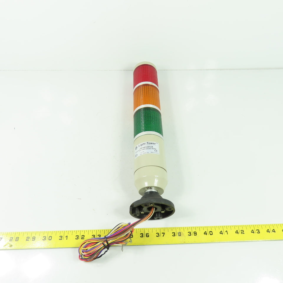 General Electric LRF56C3HLB 3 Section Light Tower Red Amber Green 24VAC 60Hz