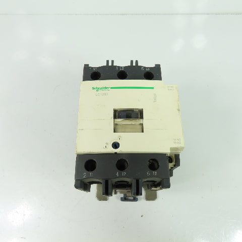 Schneider Electric LC1D80 600VAC Contactor 40Hp 3Ph 125A 110V Coil