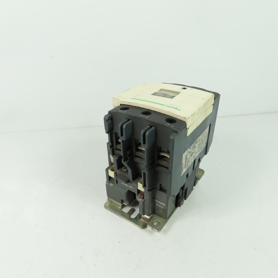 Schneider Electric LC1D80 600VAC Contactor 40Hp 3Ph 125A 110V Coil
