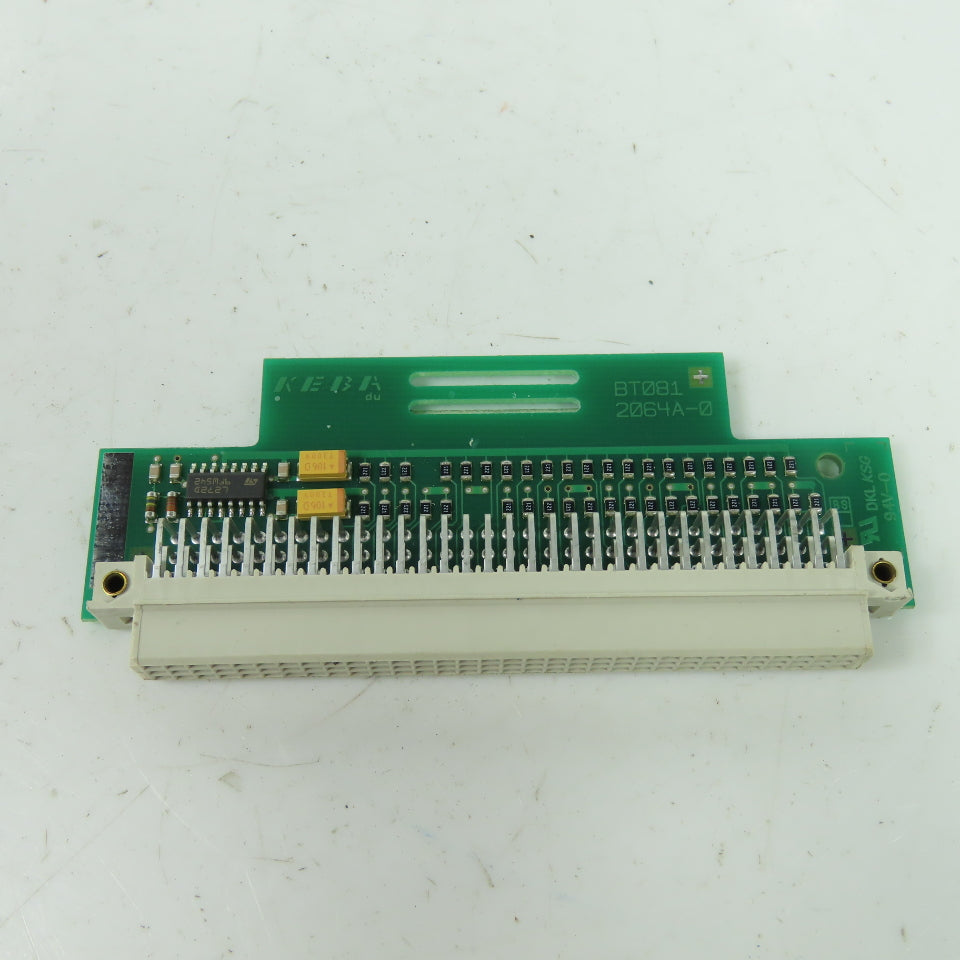 Keba Bt081 2064A-0 Termination Connector Card 96 Pin Female