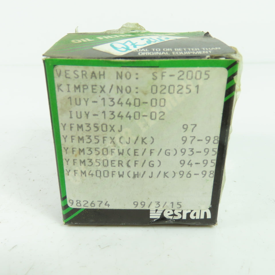 Vesrah Kimpex 020251 Oil Filter Element Lot Of 2