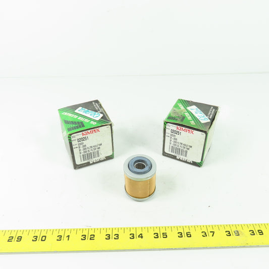 Vesrah Kimpex 020251 Oil Filter Element Lot Of 2