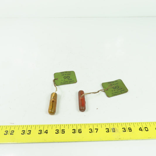 Size Control Company P.D. 3344 3/8-16 Thread Plug Gage Lot Of 2
