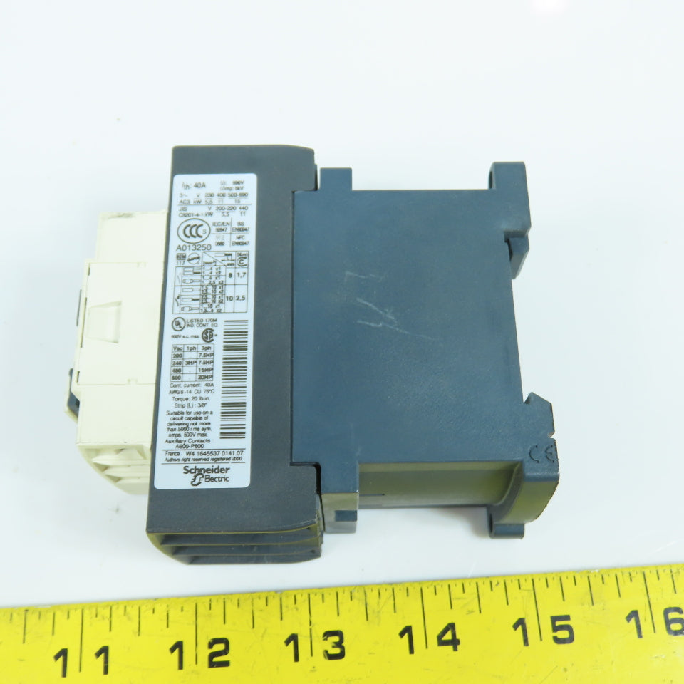 Telemecanique LC1D25-BD 20HP 600VAC IEC Contactor 24V DC Coil