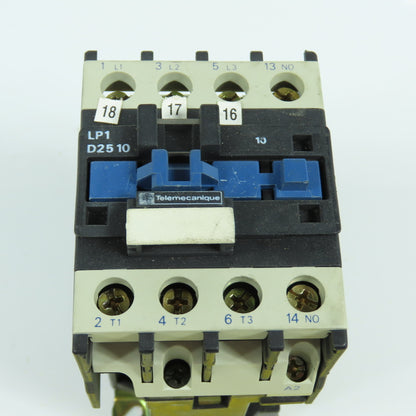 Telemecanique LP1-D25-10 20HP 40A 600VAC IEC Contactor 24V DC Coil