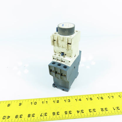 Telemecanique LC1-D25-BD 20HP 40A 600VAC IEC Contactor 24V DC Coil W/LADR2 Relay