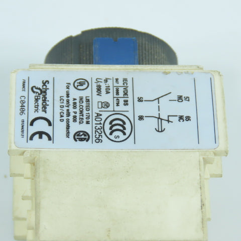 Telemecanique LC1-D25-BD 20HP 40A 600VAC IEC Contactor 24V DC Coil W/LADR2 Relay
