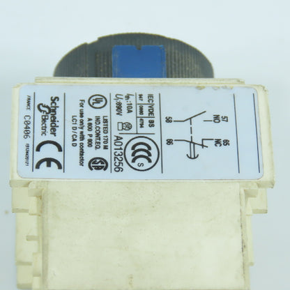Telemecanique LC1-D25-BD 20HP 40A 600VAC IEC Contactor 24V DC Coil W/LADR2 Relay