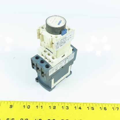 Telemecanique LC1-D25-BD 20HP 40A 600VAC IEC Contactor 24V DC Coil W/LADR2 Relay