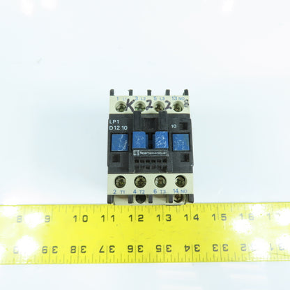 Telemecanique LP1 D12 10 10HP 25A 600VAC IEC Contactor 24V DC Coil