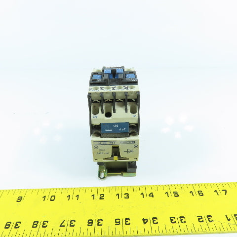 Telemecanique LP1 D12 10 10HP 25A 600VAC IEC Contactor 24V DC Coil