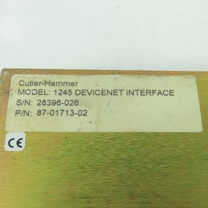 Cutler Hammer 87-01713-02 1245 Devicenet Interface Module