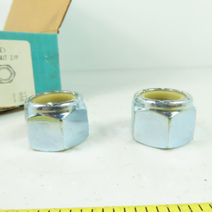 AVU14 Nylon Insert Lock Nut 7/8"-9 Zinc Plated Lot Of 25