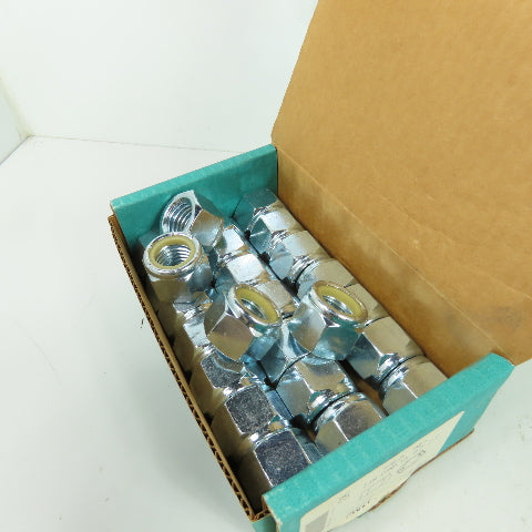 AVU14 Nylon Insert Lock Nut 7/8"-9 Zinc Plated Lot Of 25