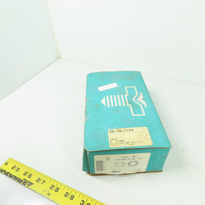 AVU14 Nylon Insert Lock Nut 7/8"-9 Zinc Plated Lot Of 25
