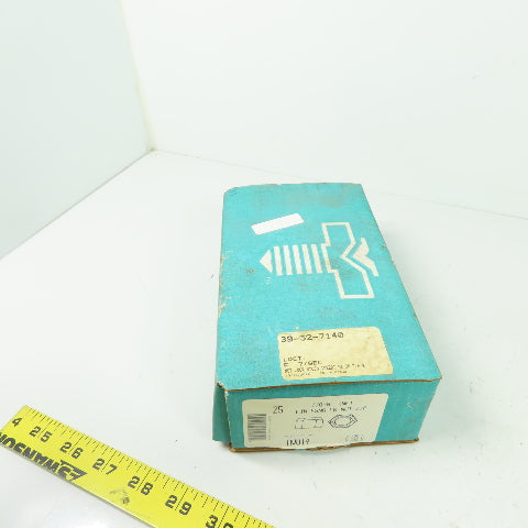 AVU14 Nylon Insert Lock Nut 7/8"-9 Zinc Plated Lot Of 25