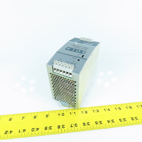 Sola SDN 5-24-100P 24V DC 5A Rail Mount Power Supply 115/230VAC Input 1PH
