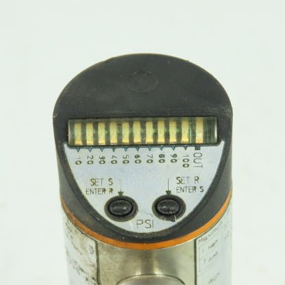 IFM PB4214 Electronic Pressure Switch Sensor 1/4 NPT 102-132VAC 700PSI Max