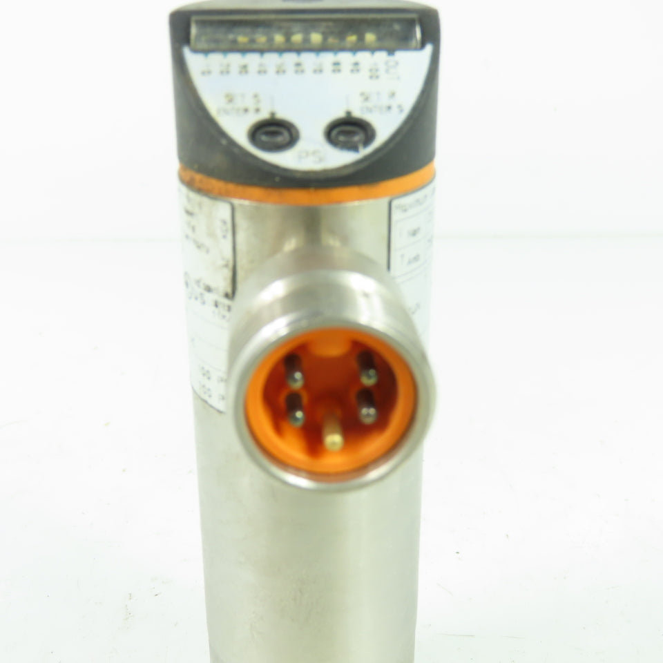 IFM PB4214 Electronic Pressure Switch Sensor 1/4 NPT 102-132VAC 700PSI Max