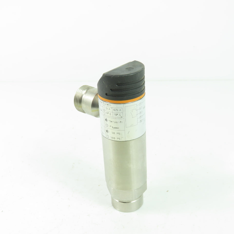 IFM PB4214 Electronic Pressure Switch Sensor 1/4 NPT 102-132VAC 700PSI Max