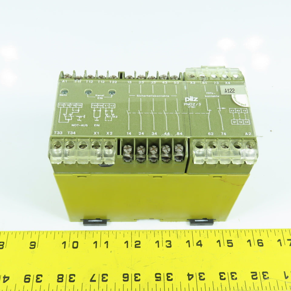 Pilz PNOZ/3 17787 24VDC Safety Relay 5S To 1W