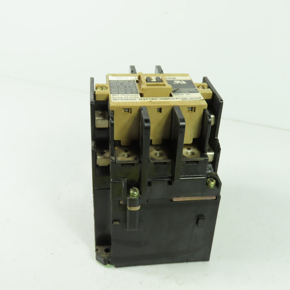 Mitsubishi SD-K65UR 65A Contactor 3Ph 600V