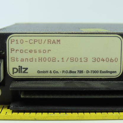 Pilz P10-CPU/RAM 304060 Processor Module Stand: H002.1/S013