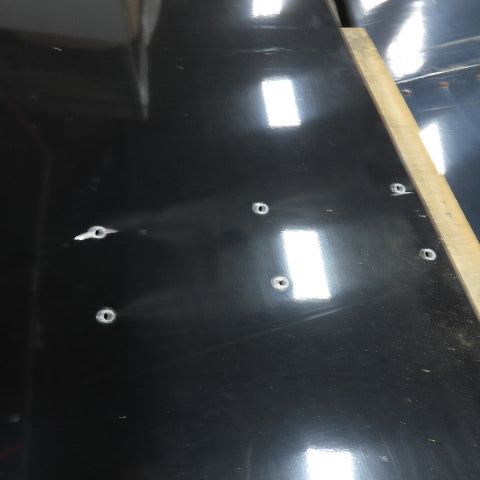 Peterbilt 379 Black Left & Right Side Upper/Lower Cab Extender Wings W/Brackets