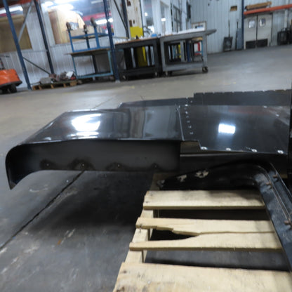 Peterbilt 379 Black Left & Right Side Upper/Lower Cab Extender Wings W/Brackets