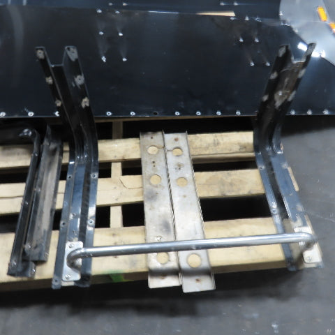 Peterbilt 379 Black Left & Right Side Upper/Lower Cab Extender Wings W/Brackets