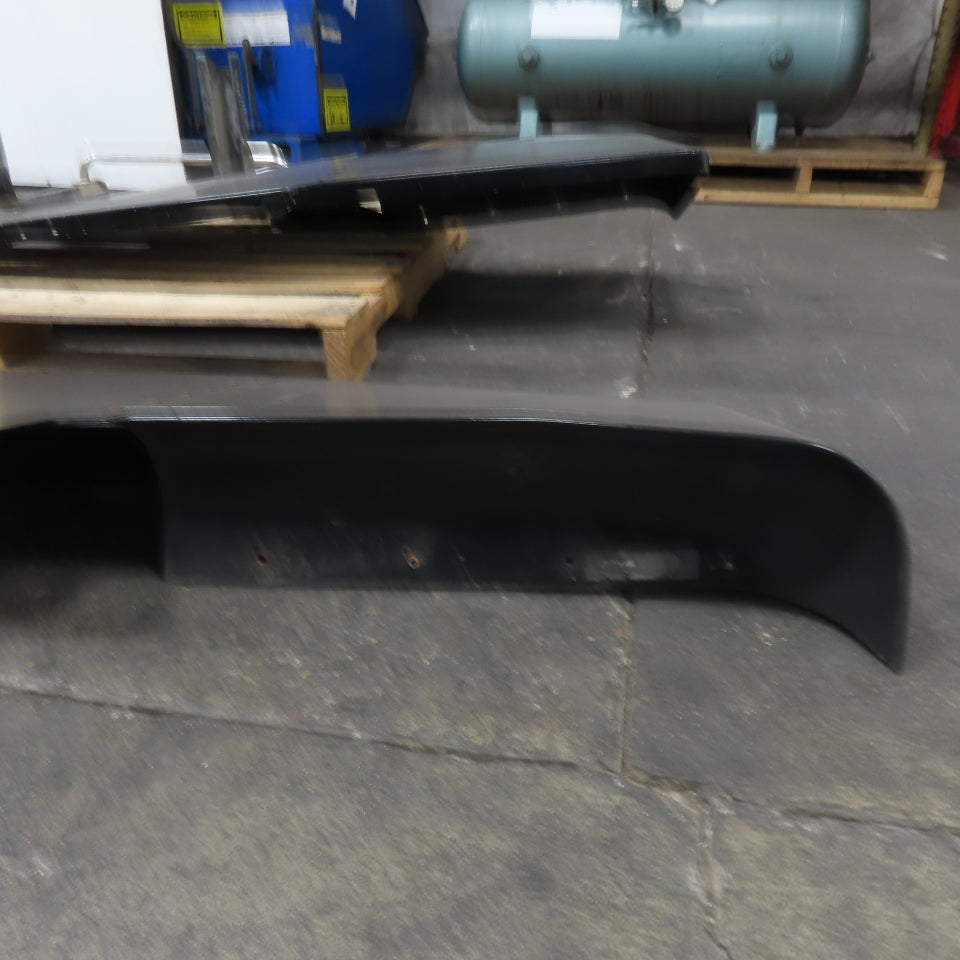 Peterbilt 379 Black Left & Right Side Upper/Lower Cab Extender Wings W/Brackets