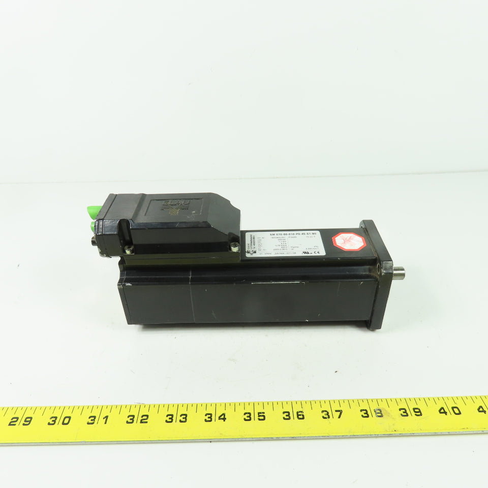 Elau SM 070-60-010-P0-45-S1-B0 Servo Motor 1.1Nm 6000RPM 400V