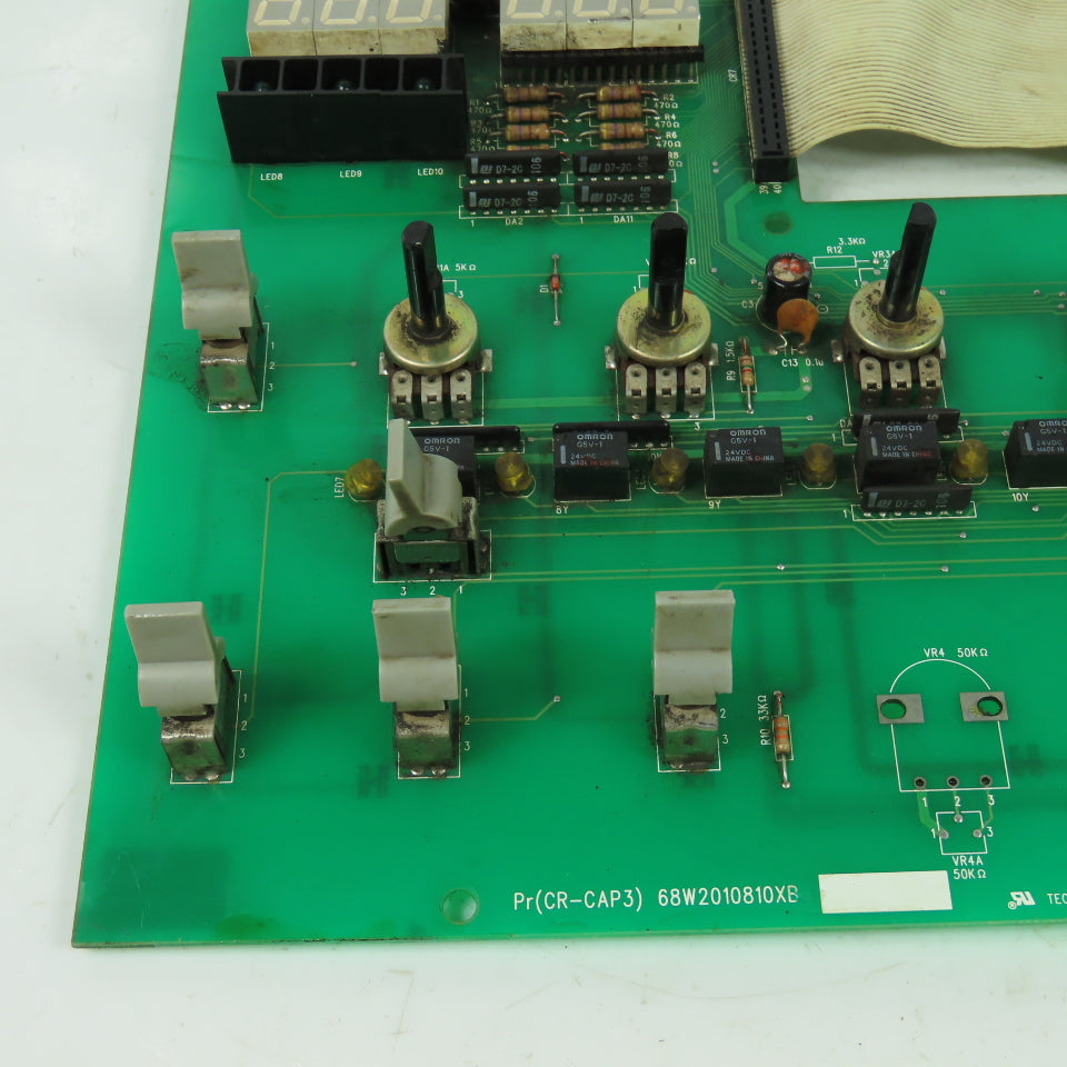 Yaskawa 68W2010810XB Motoman PC LED Digital Read Out Circuit Board
