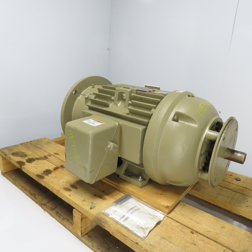 General Electric 5KS254SAB426F2 5HP Extra Severe Duty AC Motor Dual Shaft 460V