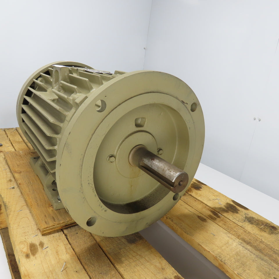 General Electric 5KS254SAB426F2 5HP Extra Severe Duty AC Motor Dual Shaft 460V