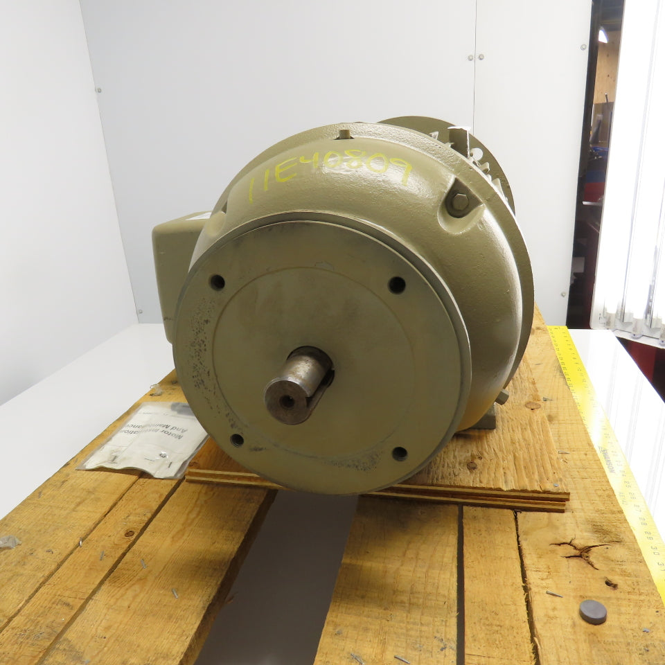 General Electric 5KS254SAB426F2 5HP Extra Severe Duty AC Motor Dual Shaft 460V