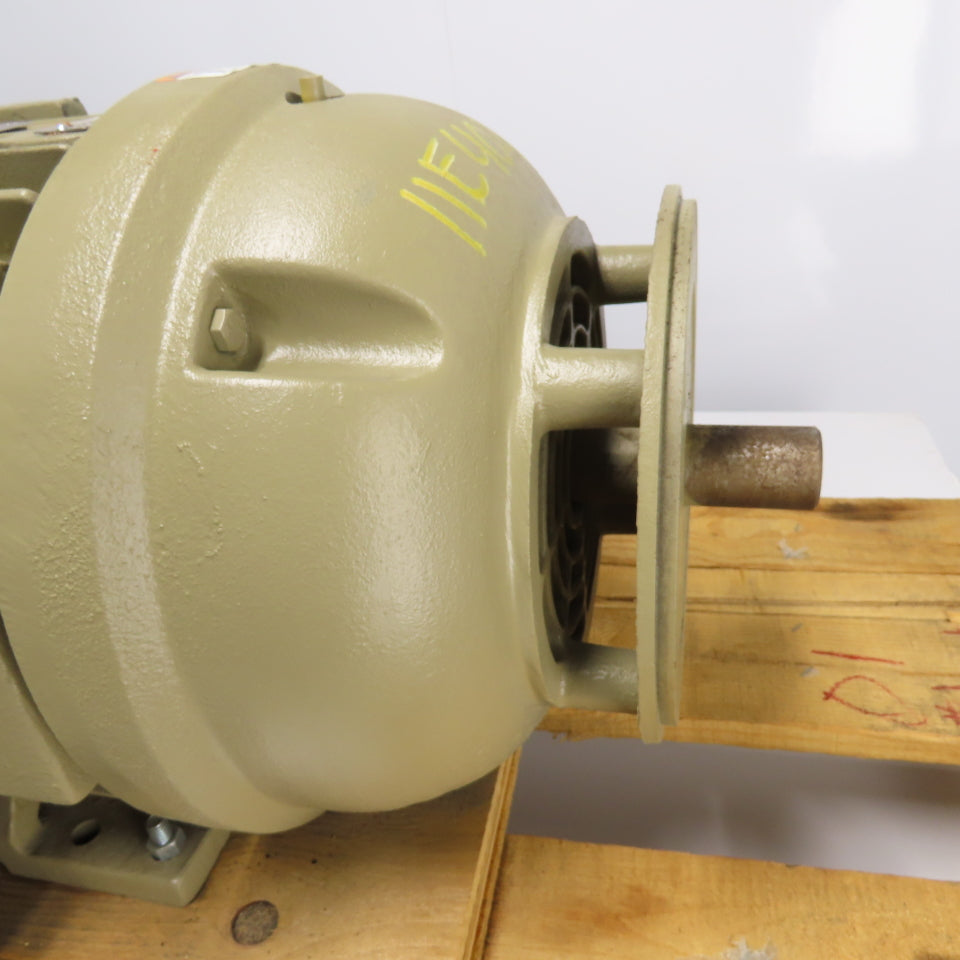 General Electric 5KS254SAB426F2 5HP Extra Severe Duty AC Motor Dual Shaft 460V